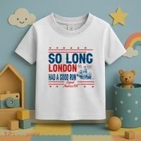 So Long London Had A Good Run American Ship Ttdp Toddler T-Shirt thumb 3
