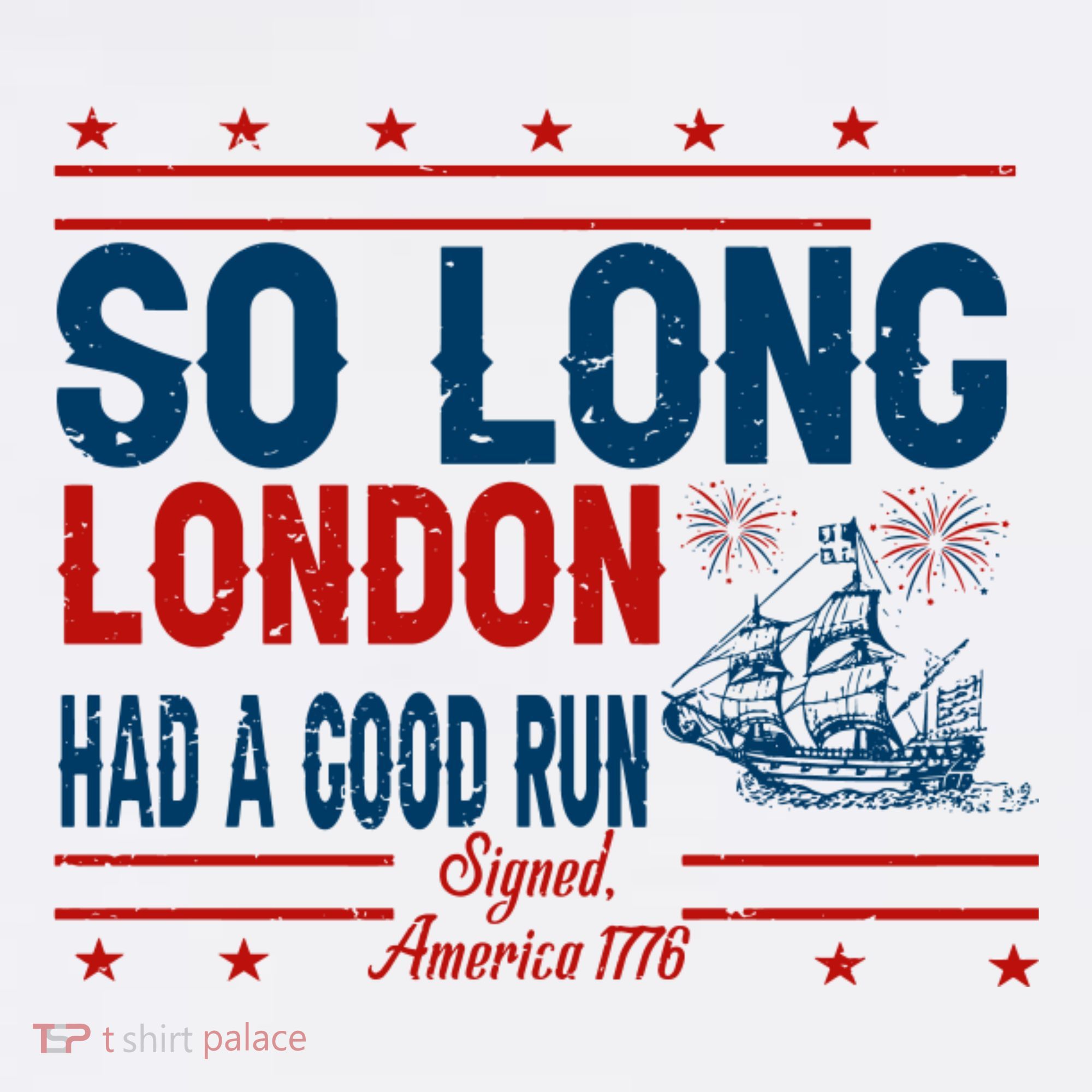 So Long London Had A Good Run American Ship Ttdp Kids Hoodie