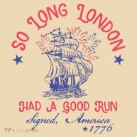 So Long London Had A Good Run Funny 4th Of July Tote Bag thumb 4