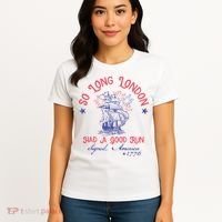 So Long London Had A Good Run Funny 4th Of July Women's T-Shirt thumb 4