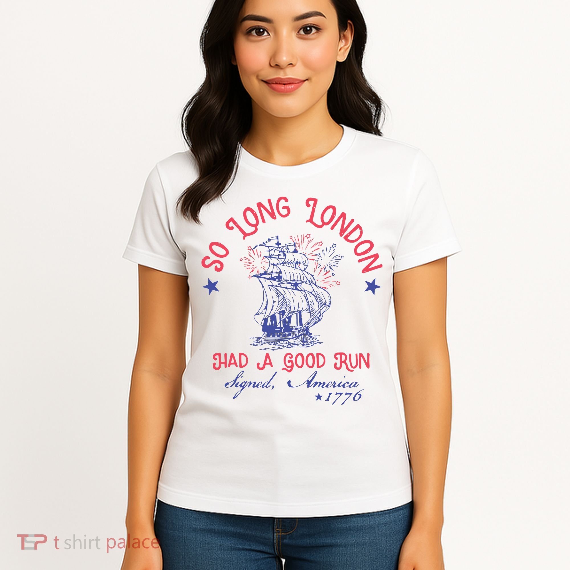 So Long London Had A Good Run Funny 4th Of July Women's T-Shirt