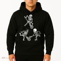 Skeleton Lacrosse Lover Spooky Vibes Halloween Costume Hoodie thumb 2