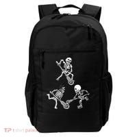Skeleton Lacrosse Lover Spooky Vibes Halloween Costume Backpack thumb 0