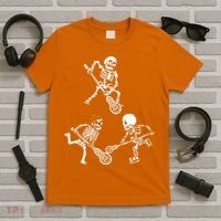 Skeleton Lacrosse Lover Spooky Vibes Halloween Costume T-Shirt thumb 5