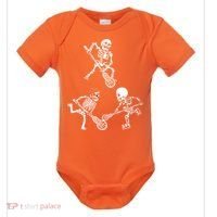 Skeleton Lacrosse Lover Spooky Vibes Halloween Costume Baby Bodysuit thumb 0