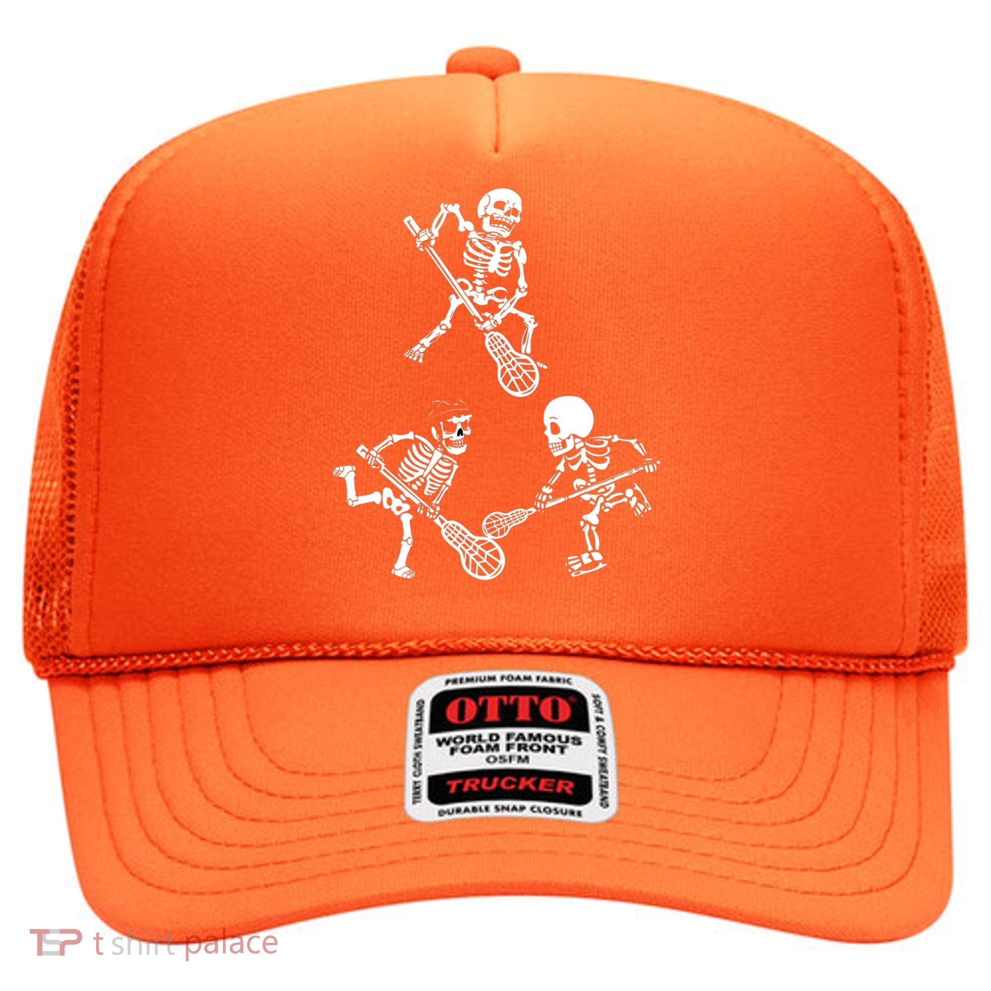 Skeleton Lacrosse Lover Spooky Vibes Halloween Costume Hat