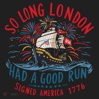 So Long London Had A Good Run Funny 4th Of July Women's Sweatshirt thumb 2