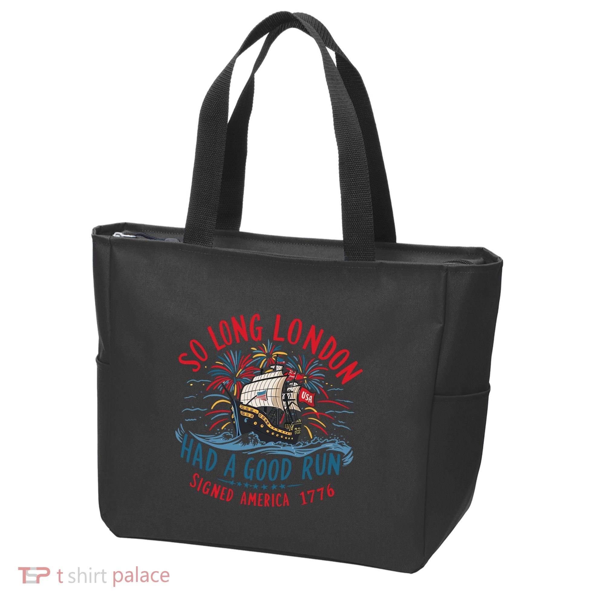 So Long London Had A Good Run Funny 4th Of July Tote Bag