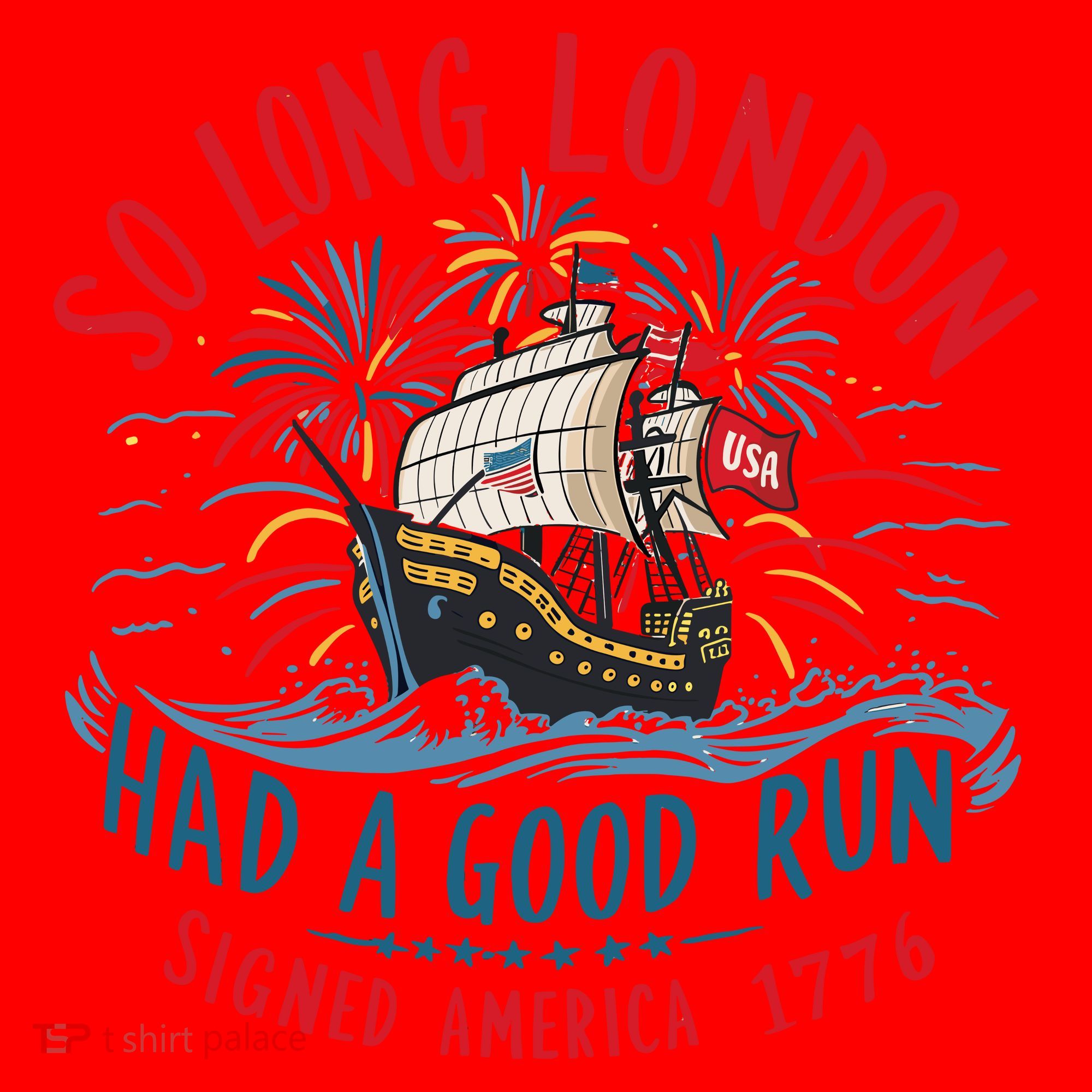 So Long London Had A Good Run Funny 4th Of July Santa Hat