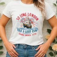 So Long London Had A Good Run Funny 4th Of July Women's T-Shirt thumb 2