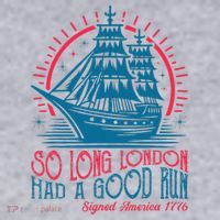 So Long London Had A Good Run Funny 4th Of July Women's Sweatshirt thumb 2