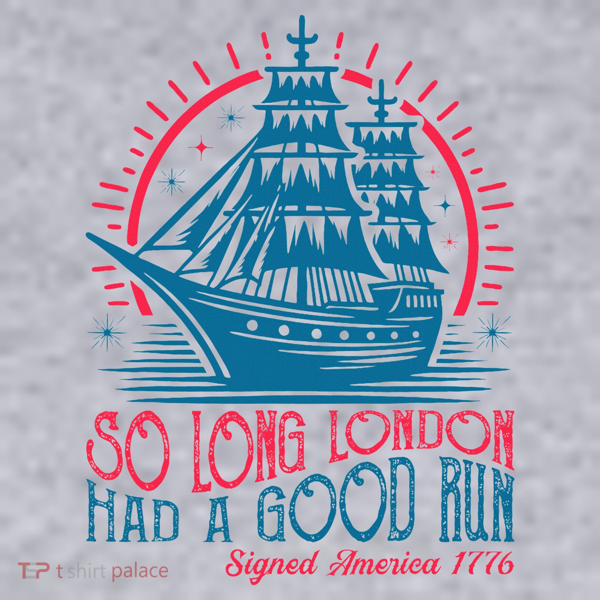 So Long London Had A Good Run Funny 4th Of July Women's Sweatshirt