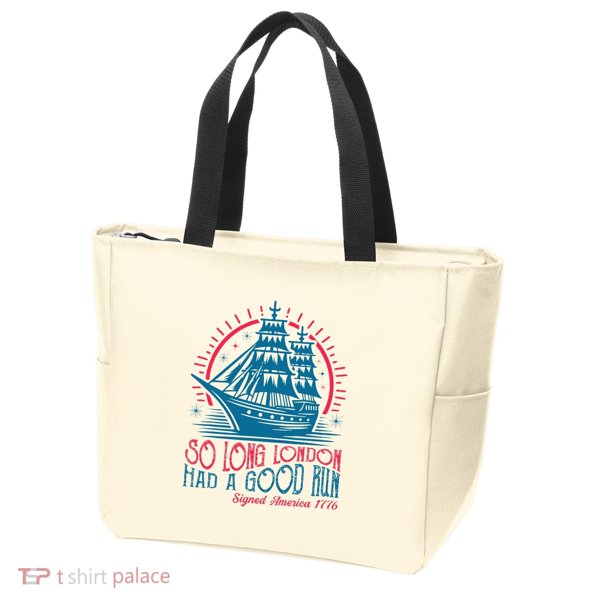 So Long London Had A Good Run Funny 4th Of July Tote Bag