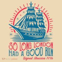 So Long London Had A Good Run Funny 4th Of July Tote Bag thumb 4