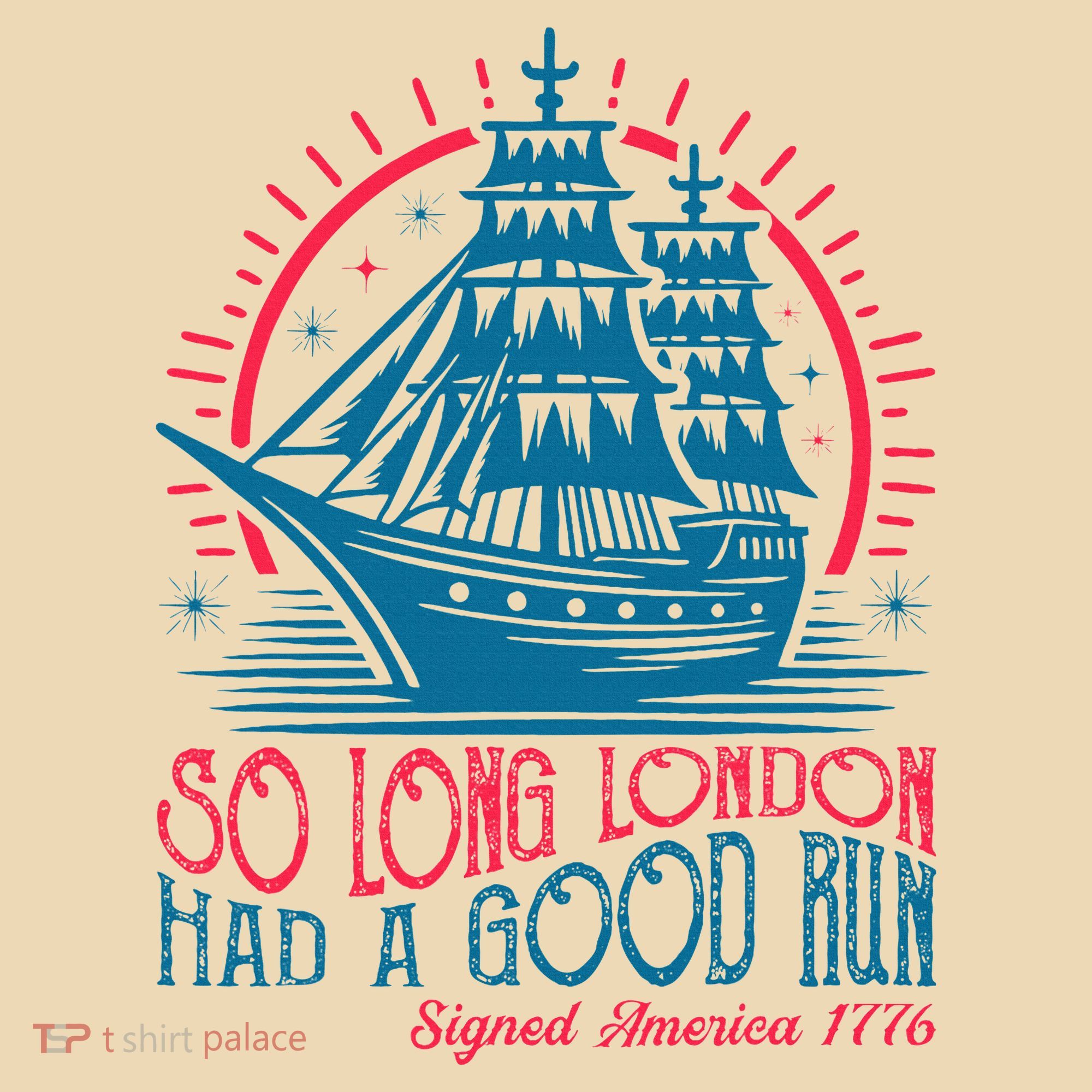 So Long London Had A Good Run Funny 4th Of July Tote Bag