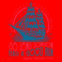 So Long London Had A Good Run Funny 4th Of July Santa Hat thumb 1