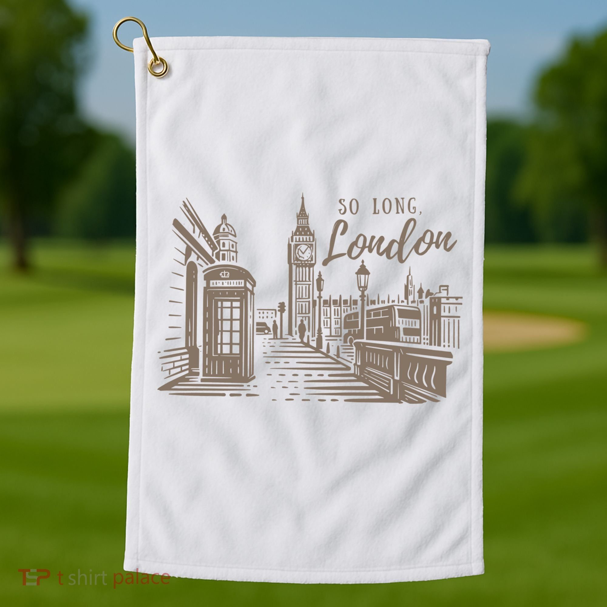 So Long London Ttpd Album Golf Towel