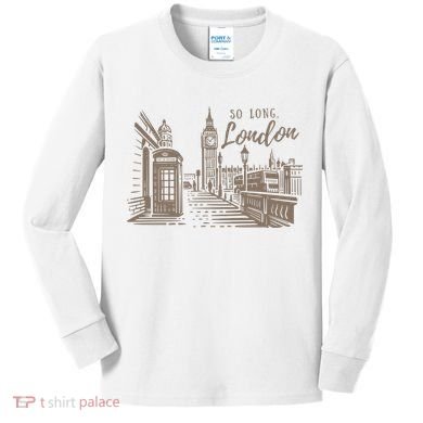 So Long London Ttpd Album Kids Long Sleeve Shirt