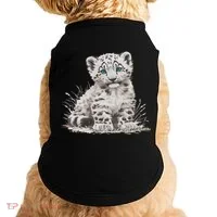 Snow Leopards Lovers Snow Leopard Doggie Tank thumb 0