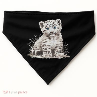 Snow Leopards Lovers Snow Leopard USA-Made Doggie Bandana