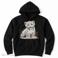 Snow Leopards Lovers Snow Leopard Hoodie thumb 0