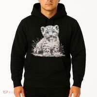 Snow Leopards Lovers Snow Leopard Hoodie thumb 2