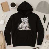 Snow Leopards Lovers Snow Leopard Hoodie thumb 3