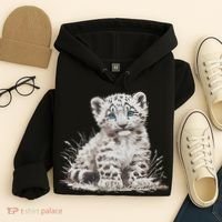 Snow Leopards Lovers Snow Leopard Hoodie thumb 4