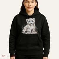 Snow Leopards Lovers Snow Leopard Hoodie thumb 5