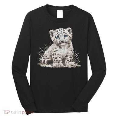 Snow Leopards Lovers Snow Leopard Long Sleeve Shirt