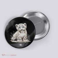 Snow Leopards Lovers Snow Leopard Button thumb 0