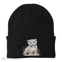 Snow Leopards Lovers Snow Leopard Beanie thumb 0