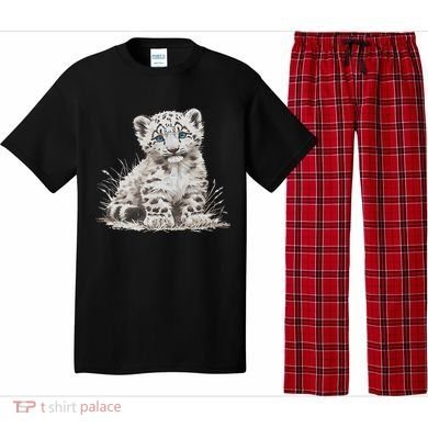 Snow Leopards Lovers Snow Leopard Pajama Set