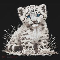 Snow Leopards Lovers Snow Leopard Polo thumb 3