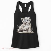 Snow Leopards Lovers Snow Leopard Women's Tank Top thumb 0