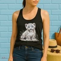 Snow Leopards Lovers Snow Leopard Women's Tank Top thumb 2