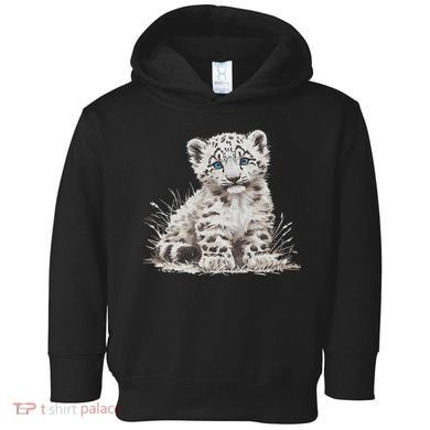 Snow Leopards Lovers Snow Leopard Toddler Hoodie