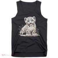 Snow Leopards Lovers Snow Leopard Tank Top thumb 0
