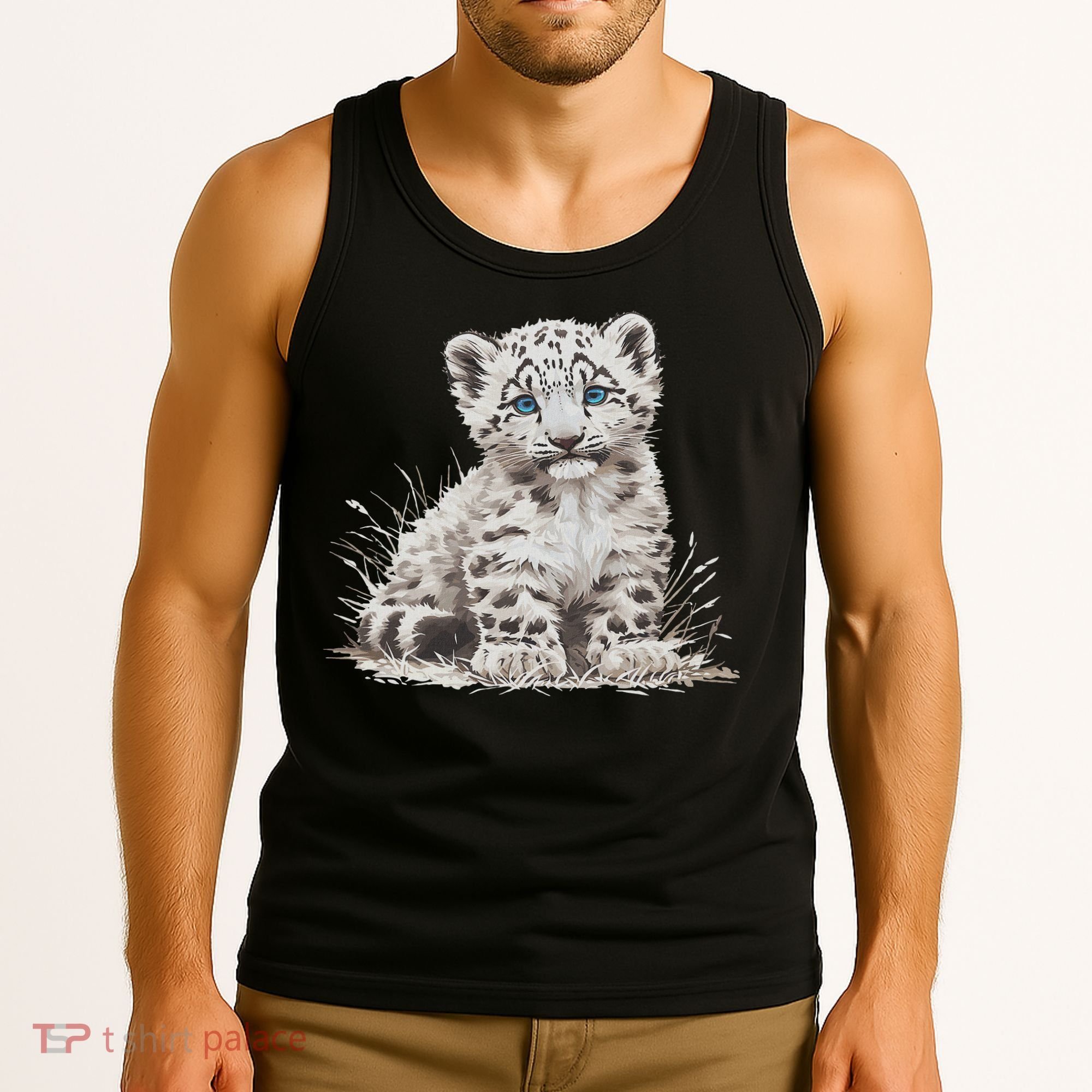 Snow Leopards Lovers Snow Leopard Tank Top
