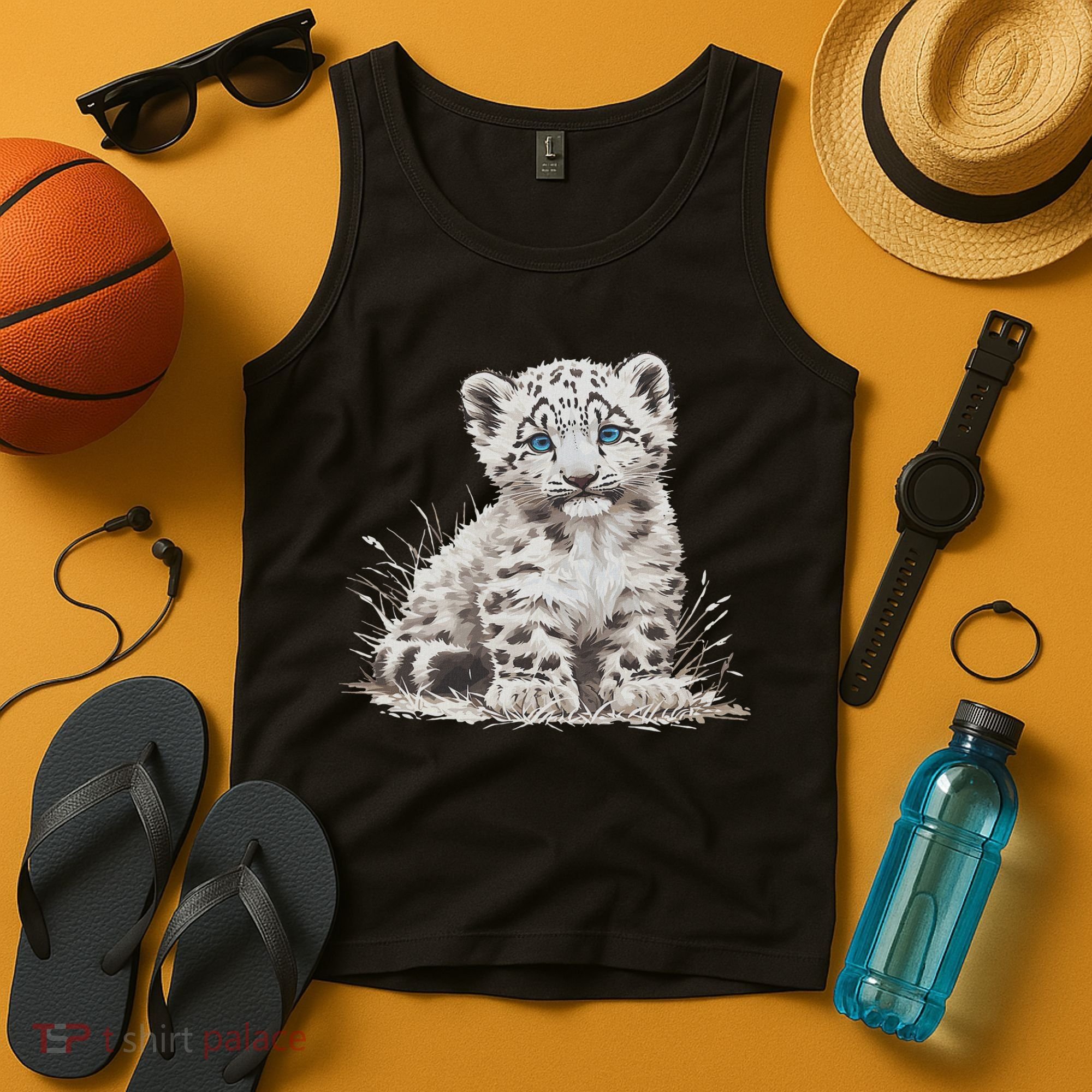 Snow Leopards Lovers Snow Leopard Tank Top