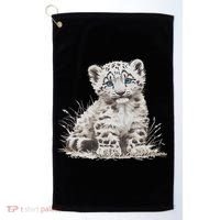 Snow Leopards Lovers Snow Leopard Golf Towel thumb 0