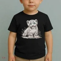 Snow Leopards Lovers Snow Leopard Toddler T-Shirt thumb 2