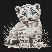 Snow Leopards Lovers Snow Leopard Toddler T-Shirt thumb 4