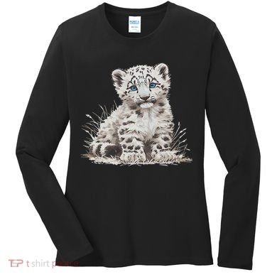 Snow Leopards Lovers Snow Leopard Women's Long Sleeve Shirt