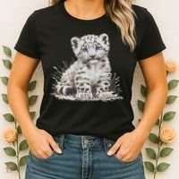 Snow Leopards Lovers Snow Leopard Women's T-Shirt thumb 2