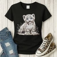 Snow Leopards Lovers Snow Leopard Women's T-Shirt thumb 3