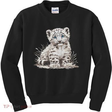 Snow Leopards Lovers Snow Leopard Kids Sweatshirt
