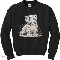 Snow Leopards Lovers Snow Leopard Kids Sweatshirt thumb 0