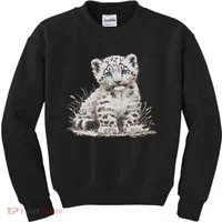 Snow Leopards Lovers Snow Leopard Kids Sweatshirt thumb 0