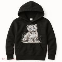 Snow Leopards Lovers Snow Leopard Kids Hoodie thumb 0